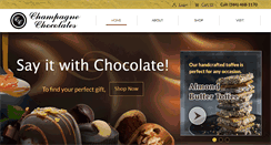 Desktop Screenshot of champagnechocolates.com