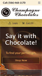 Mobile Screenshot of champagnechocolates.com